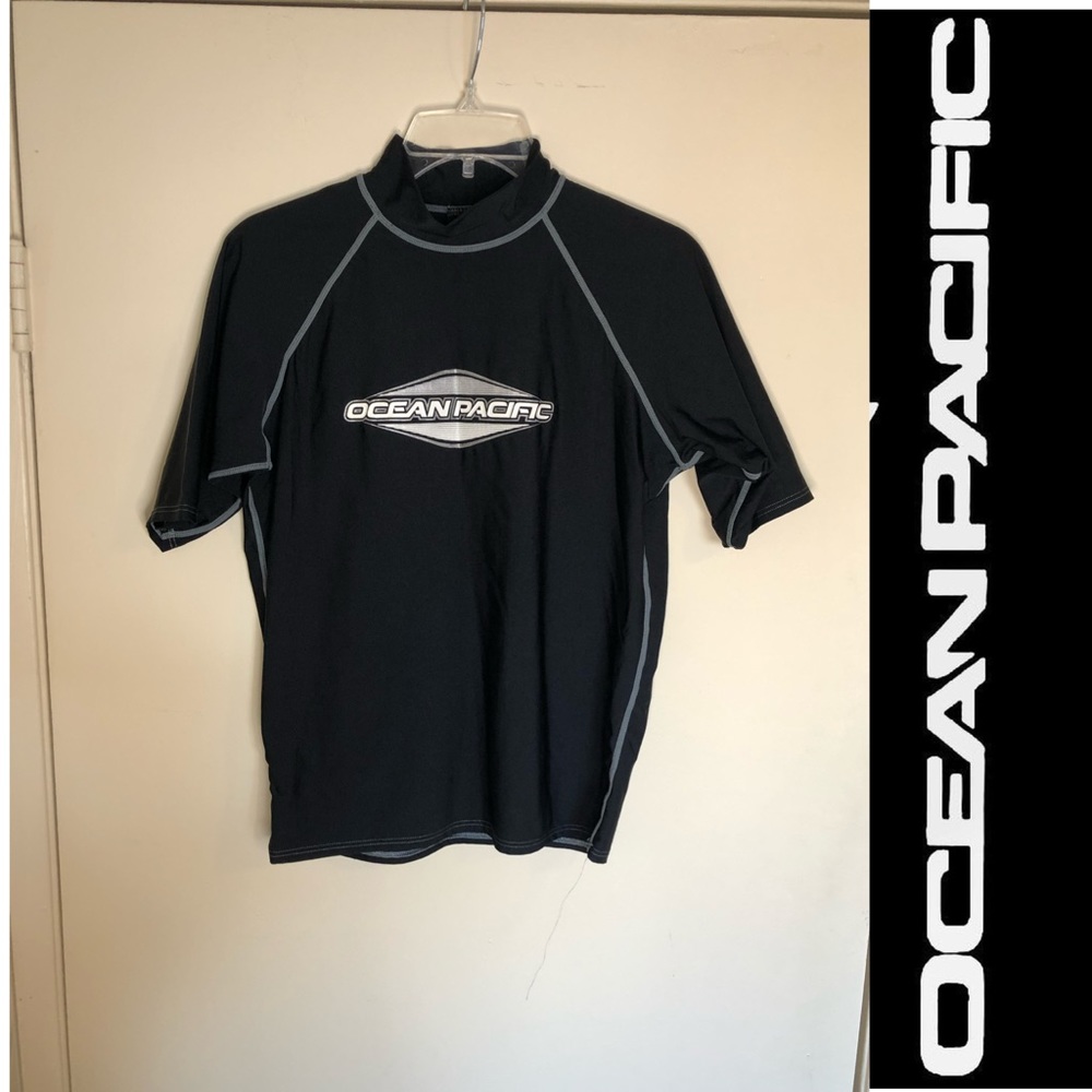 Ocean Pacific Black Rash Guard, UV Protection